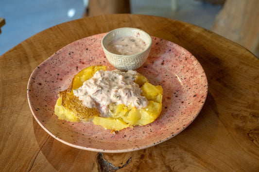 Receta fácil: Smashed Potatoes crujientes con salsa burger casera