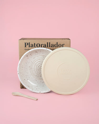 Set Plato Rallador Cerámica 3 en 1