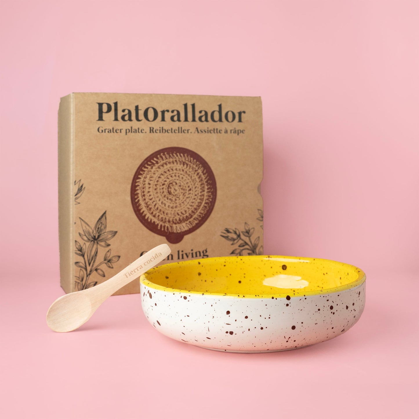 PLATO RALLADOR GRANDE + CUCHARA GRATIS