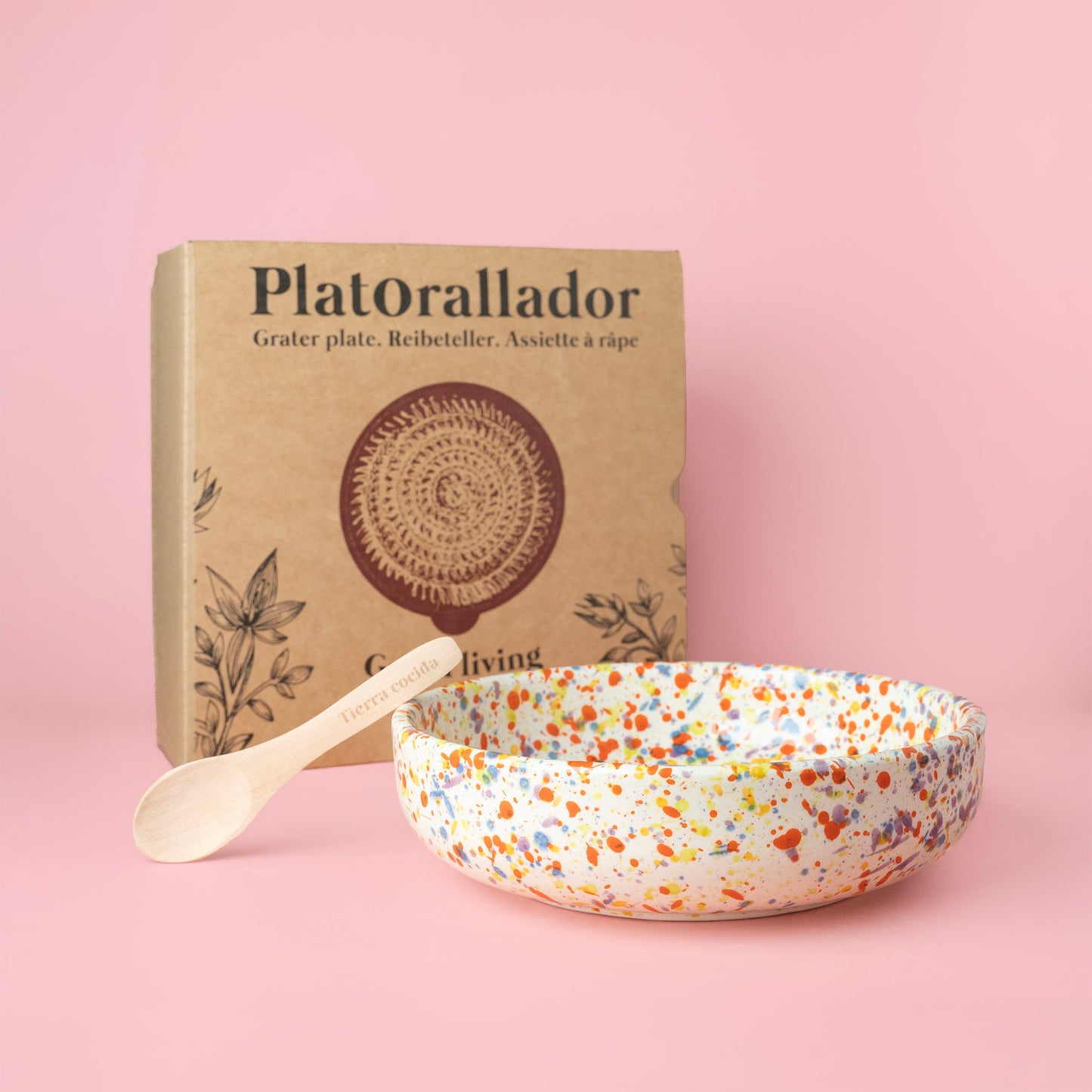 PLATO RALLADOR GRANDE + CUCHARA GRATIS