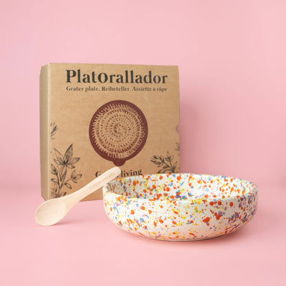 PLATO RALLADOR GRANDE + CUCHARA GRATIS