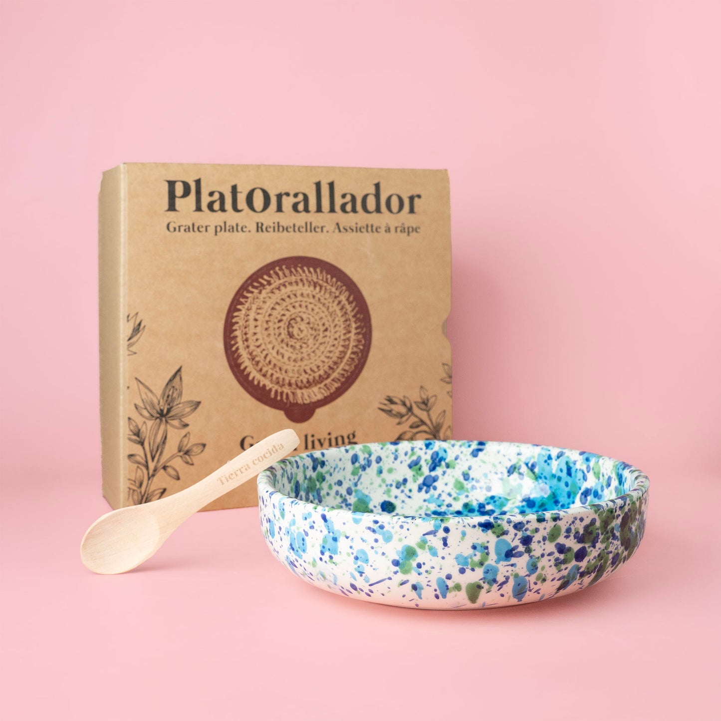 PLATO RALLADOR GRANDE + CUCHARA GRATIS