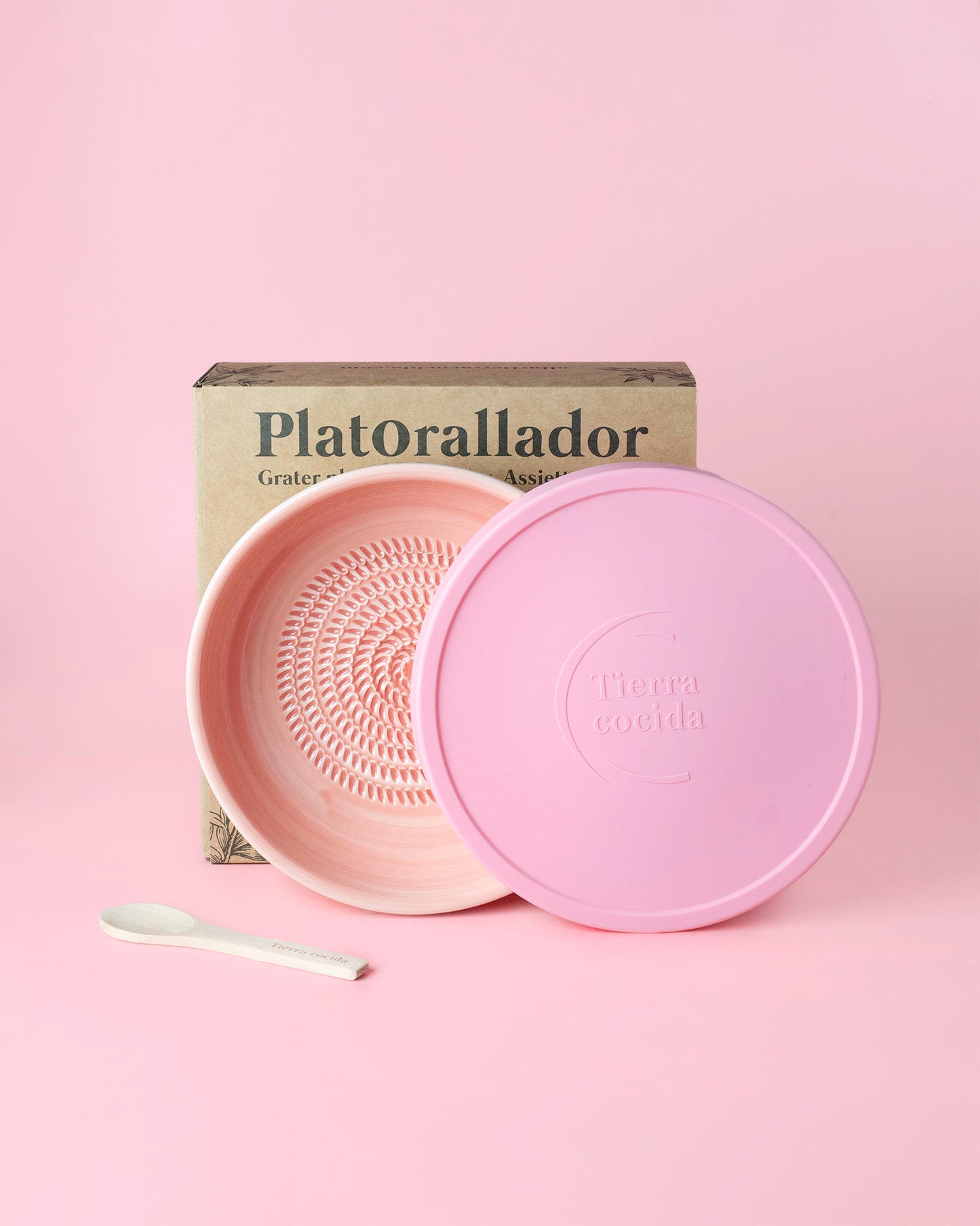 Set Plato Rallador Cerámica 3 en 1