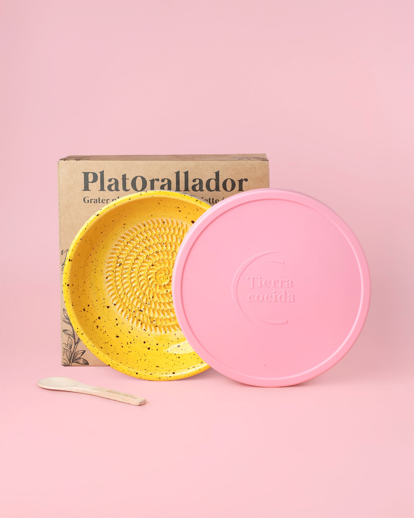 Set Plato Rallador Cerámica 3 en 1