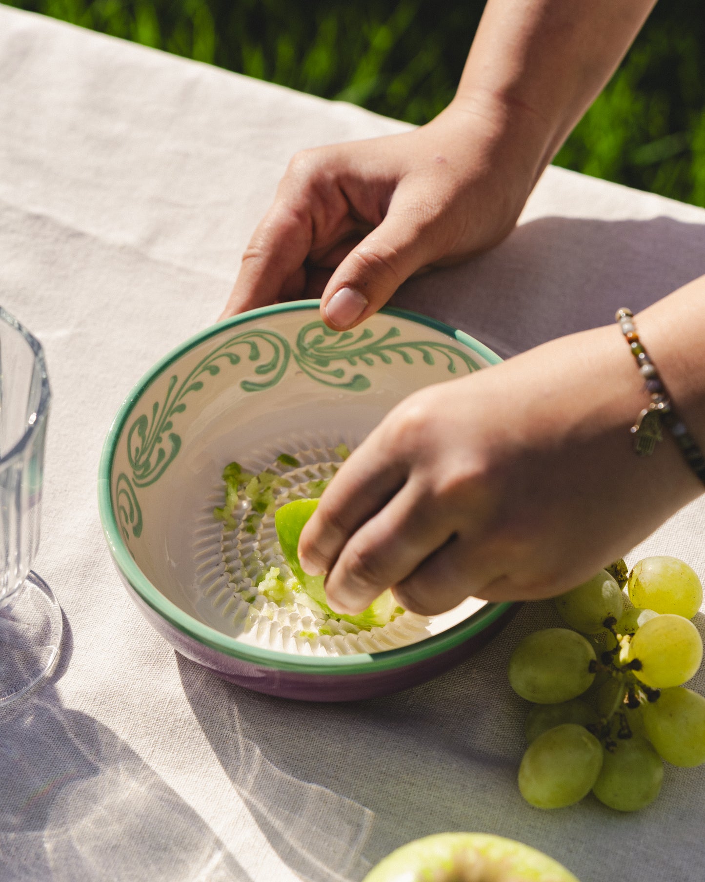 PLATO RALLADOR ESMERALDA