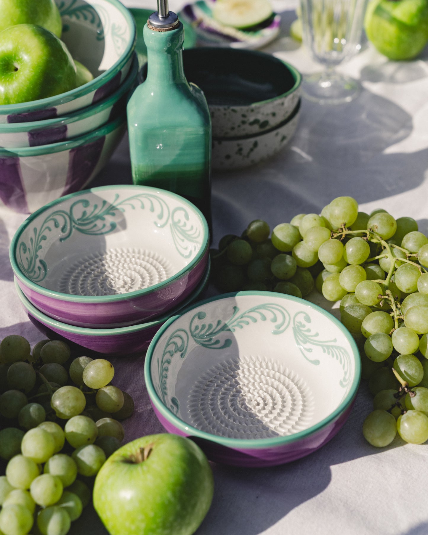 PLATO RALLADOR ESMERALDA