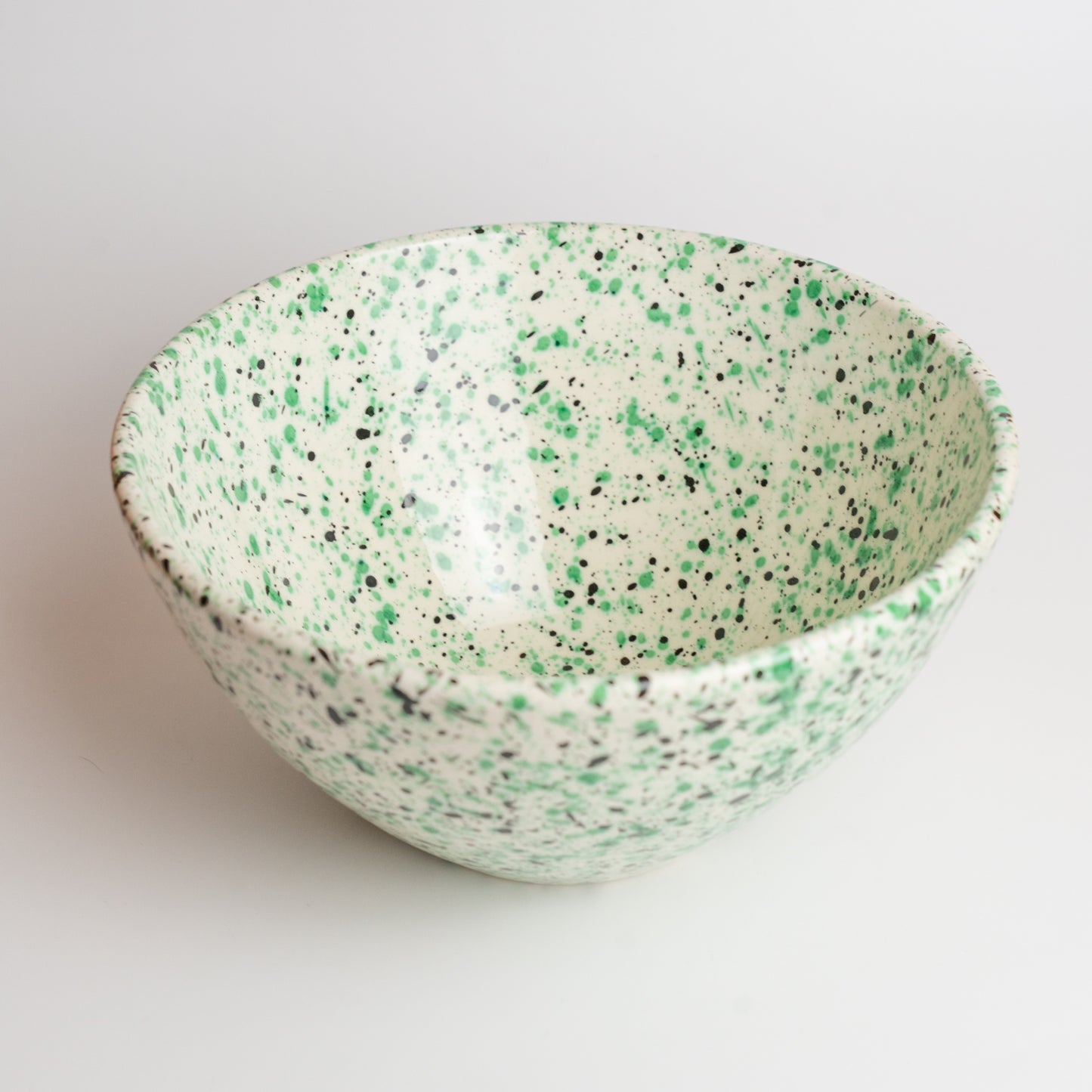 Succulent ceramic salad bowl