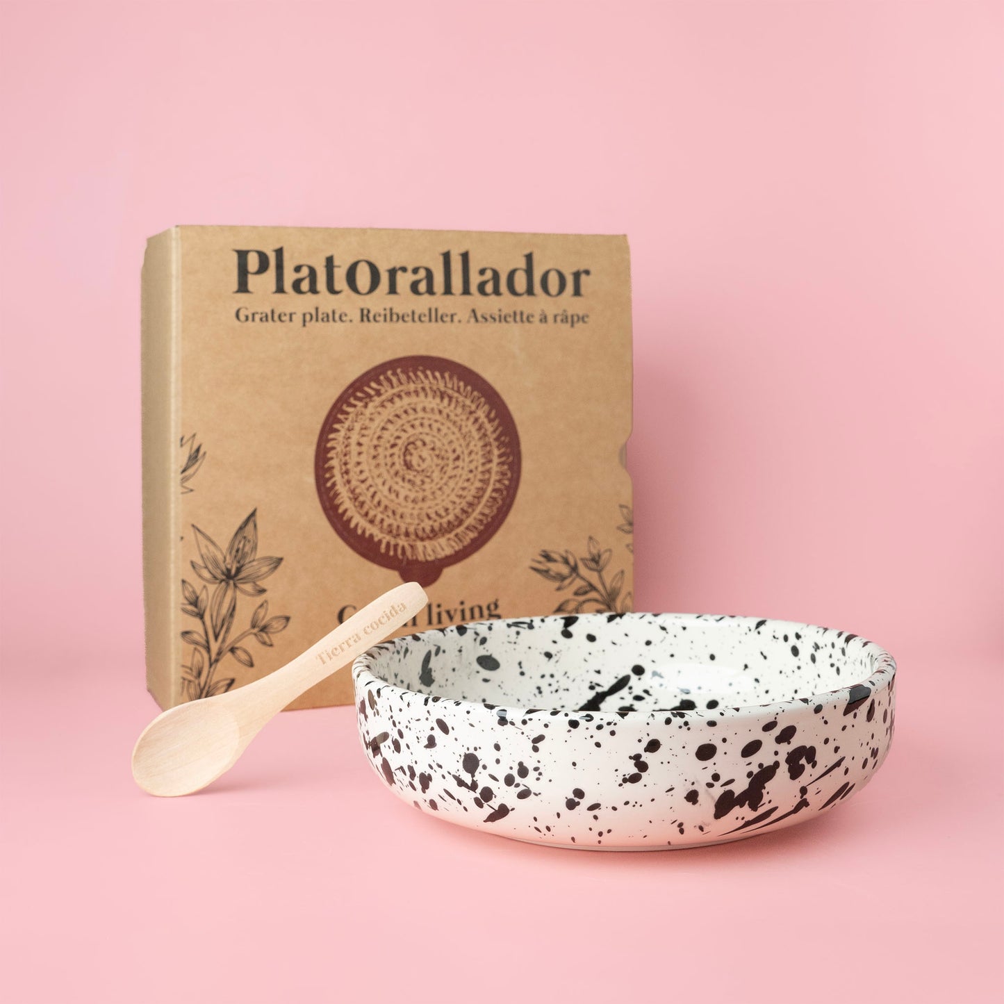 PLATO RALLADOR GRANDE + CUCHARA GRATIS