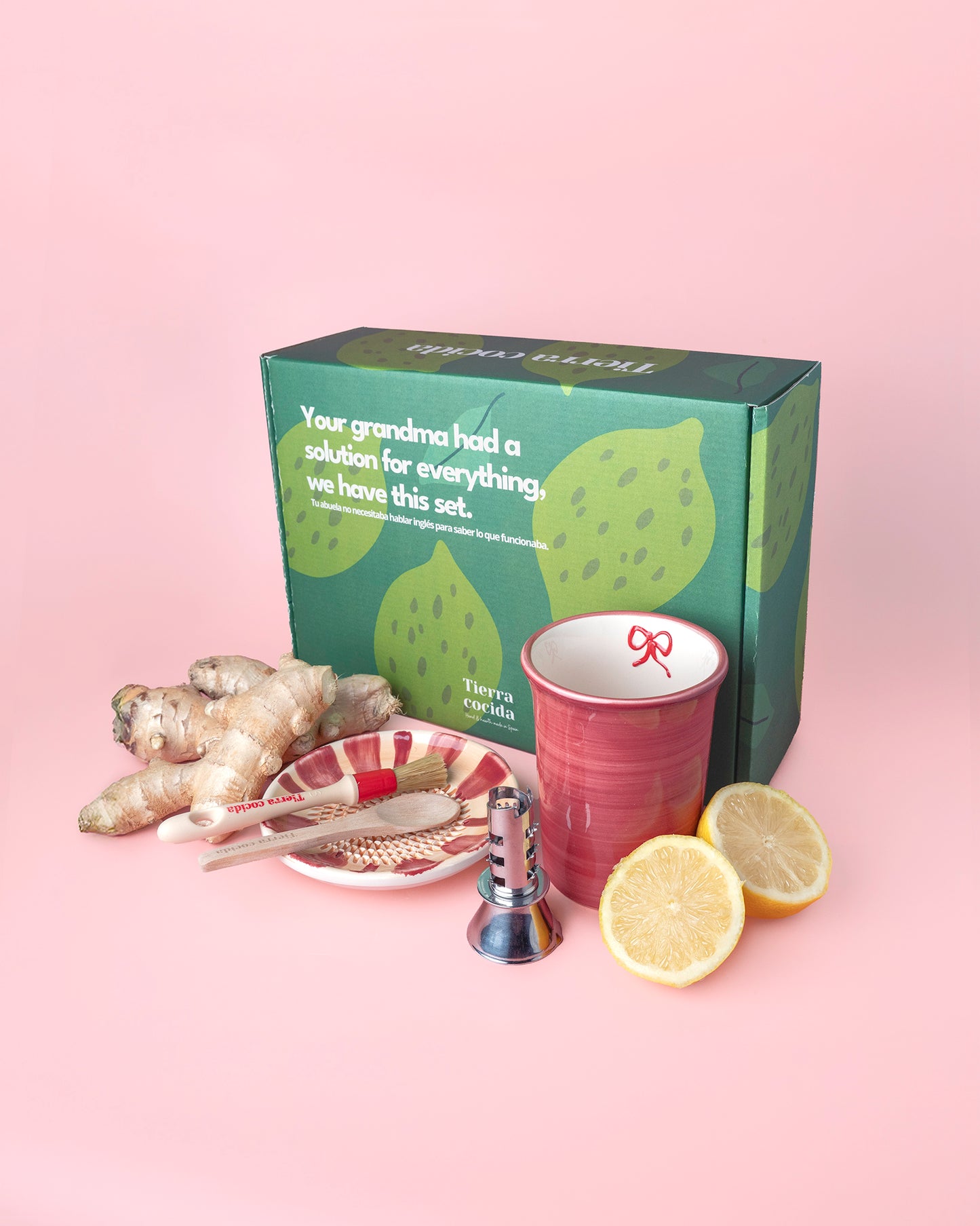 SET PARA INFUSIÓN JENGIBRE Y LIMÓN