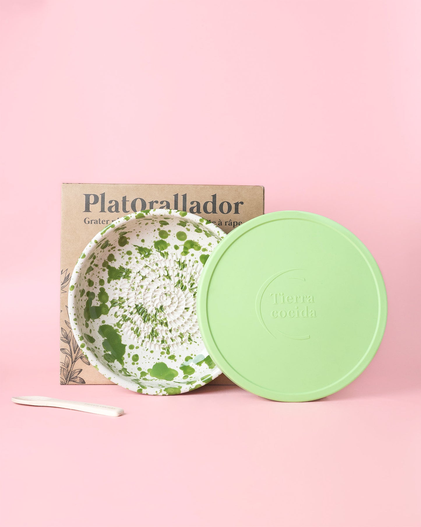 Set Plato Rallador Cerámica 3 en 1