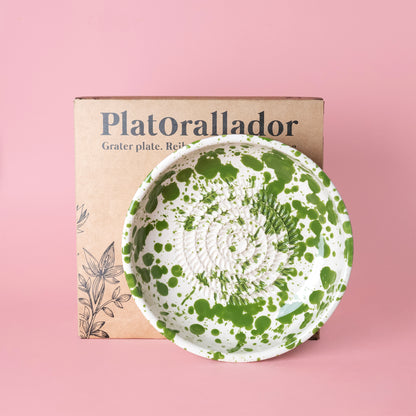 PLATO RALLADOR GRANDE + CUCHARA GRATIS