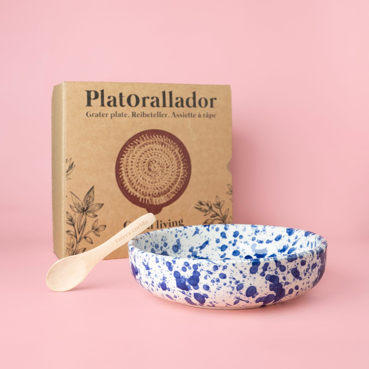 PLATO RALLADOR GRANDE + CUCHARA GRATIS