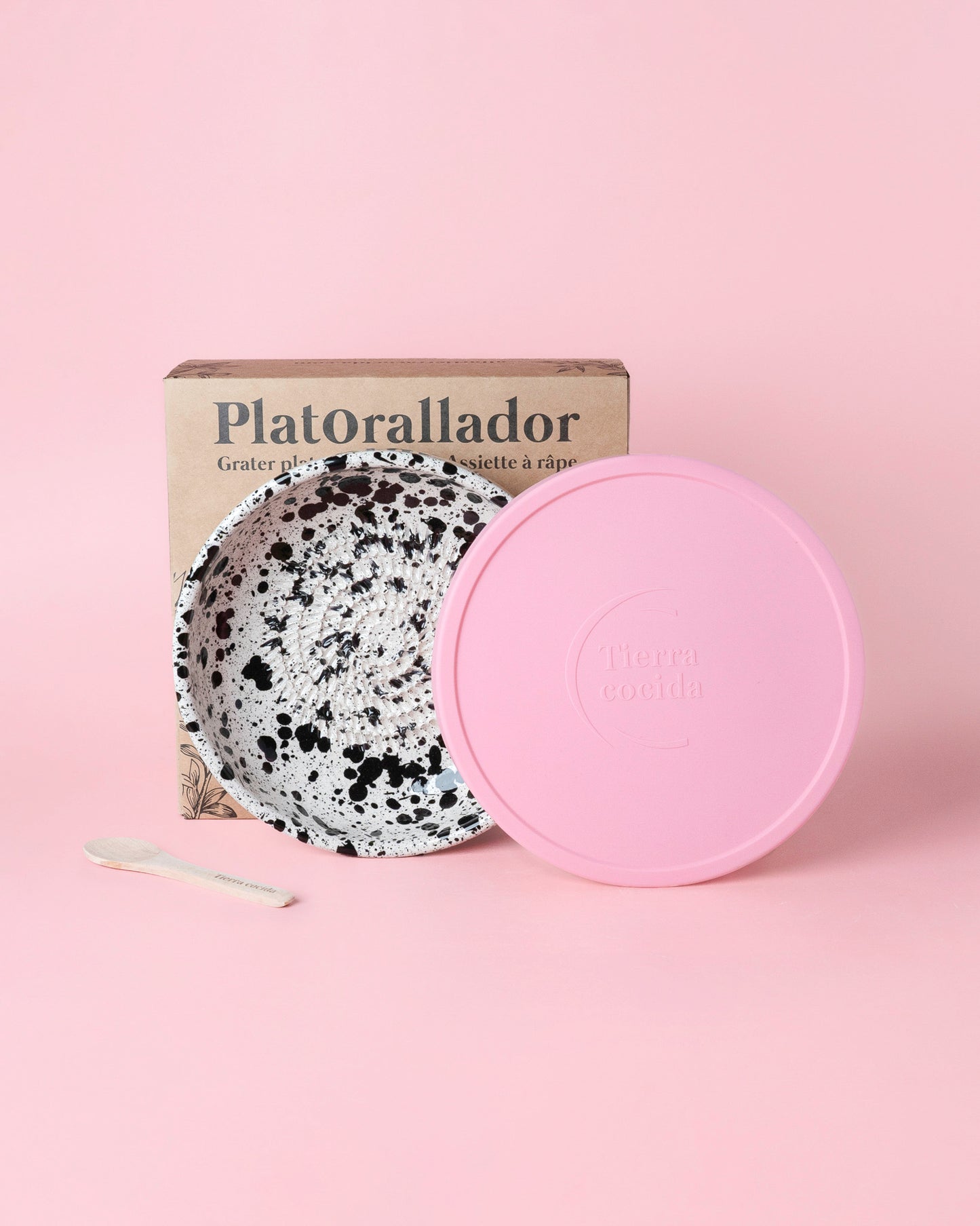 Set Plato Rallador Cerámica 3 en 1