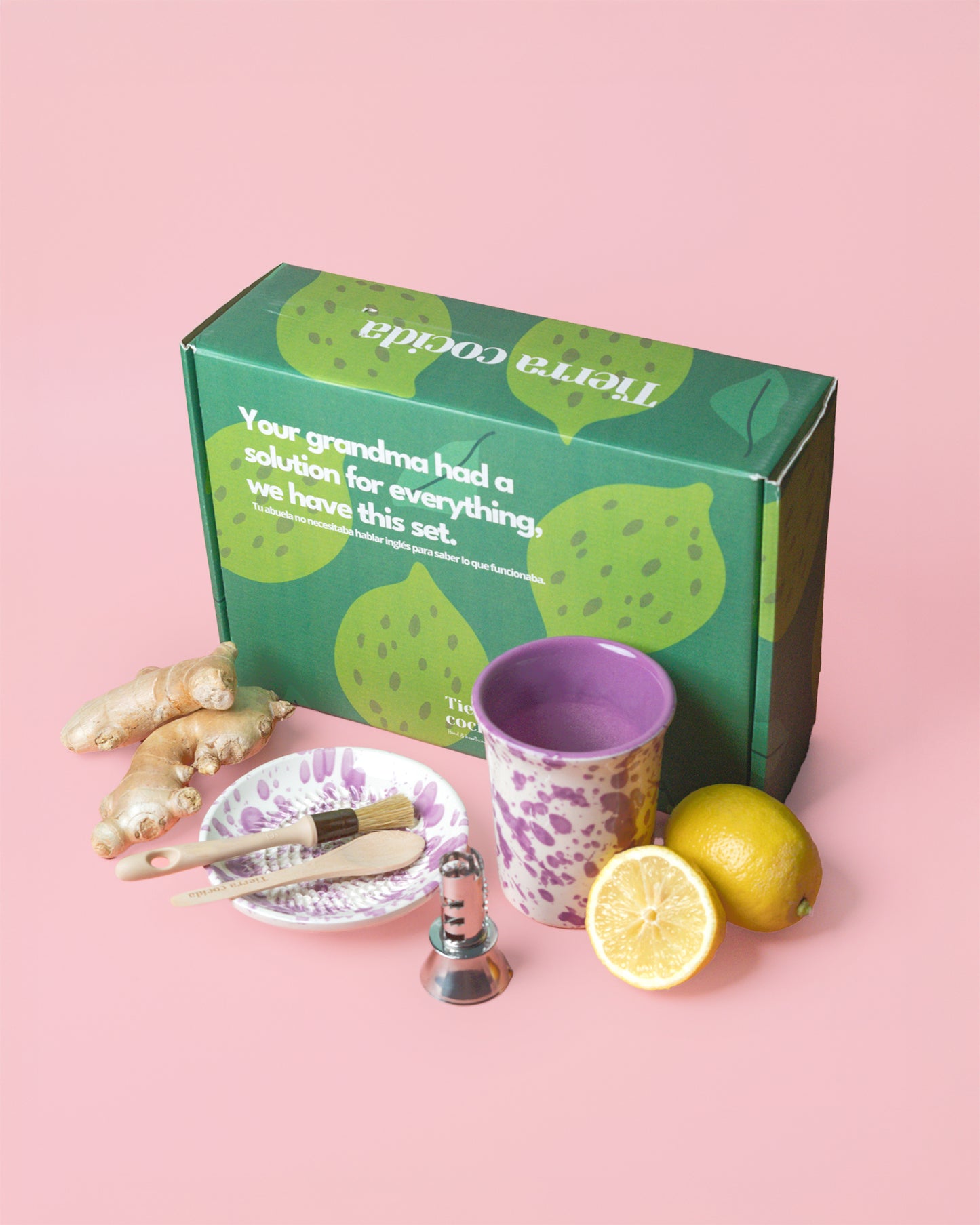 SET PARA INFUSIÓN JENGIBRE Y LIMÓN