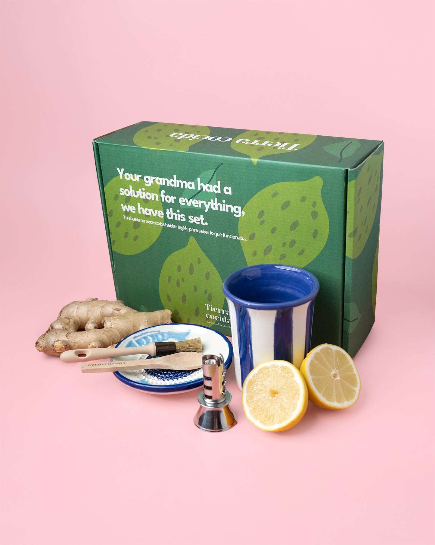 SET PARA INFUSIÓN JENGIBRE Y LIMÓN