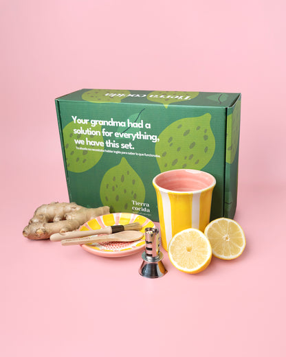 SET PARA INFUSIÓN JENGIBRE Y LIMÓN