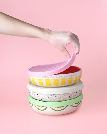 Set Plato Rallador Cerámica 3 en 1