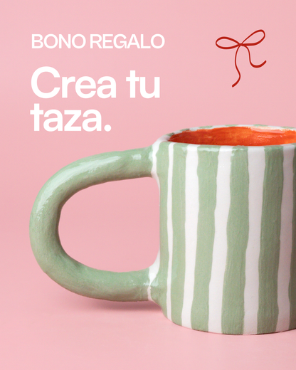 TALLER CERÁMICA CREA TU TAZA (BONO REGALO)