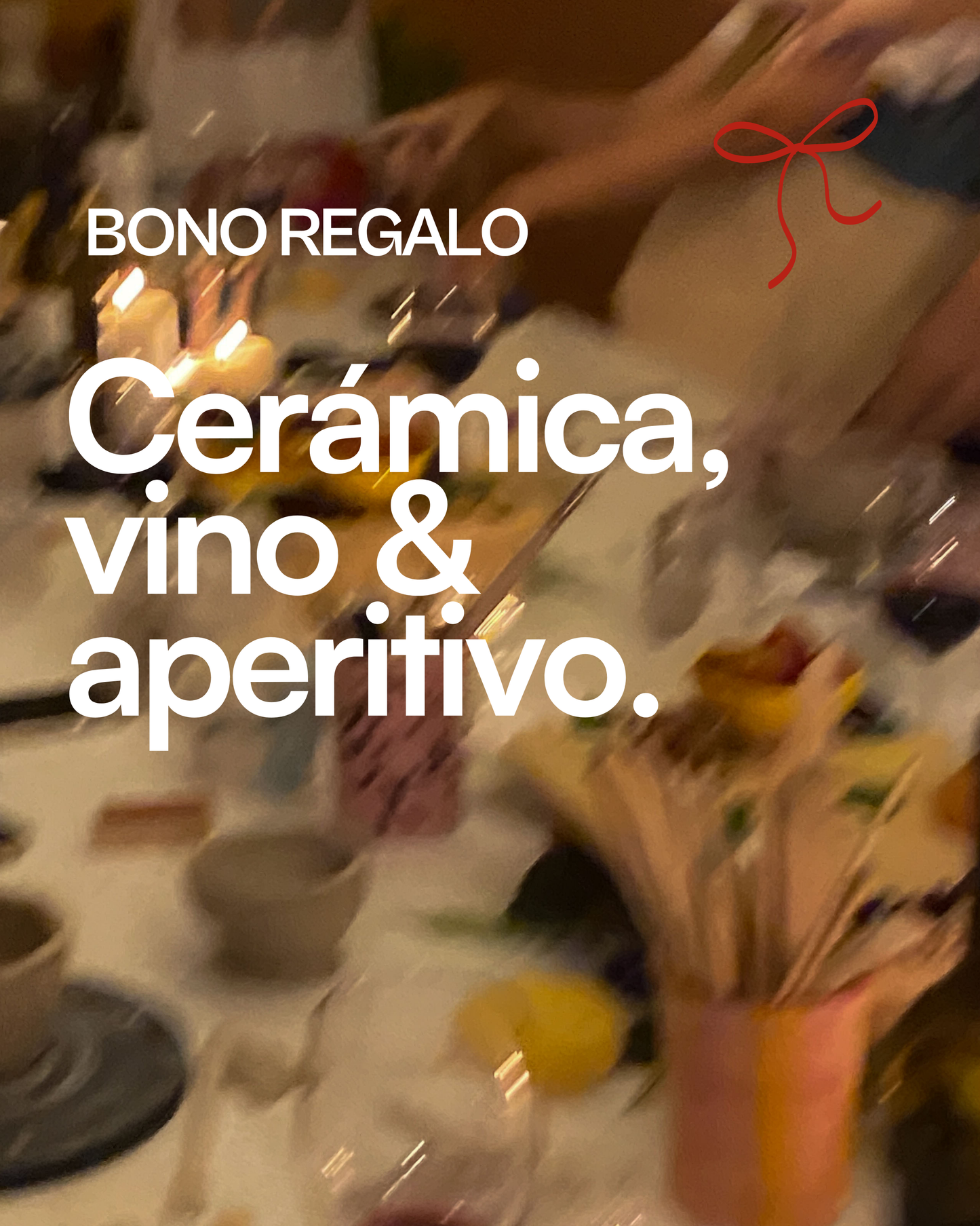 TALLER CERÁMICA & VINO (BONO REGALO)
