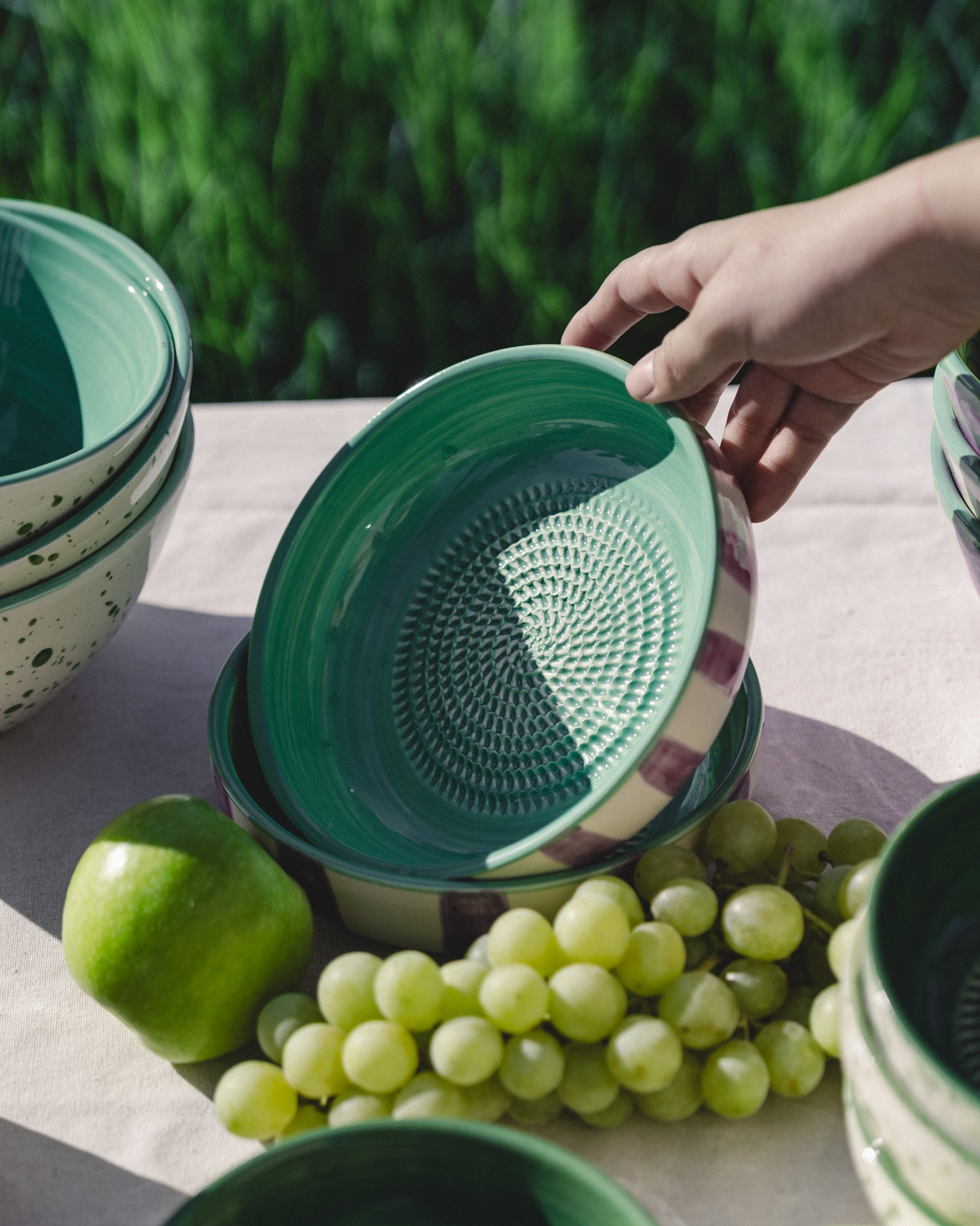 PLATO RALLADOR ESMERALDA